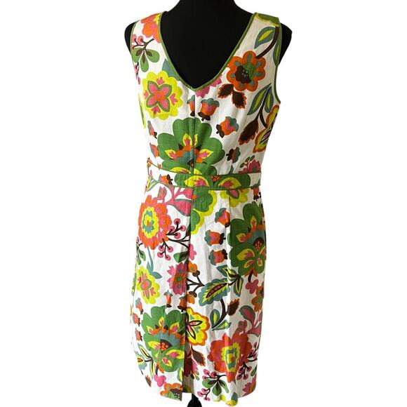 Boden Women's Vintage Mod Sheath Floral Dress Multicolor Size US 6 - Picture 2 of 11